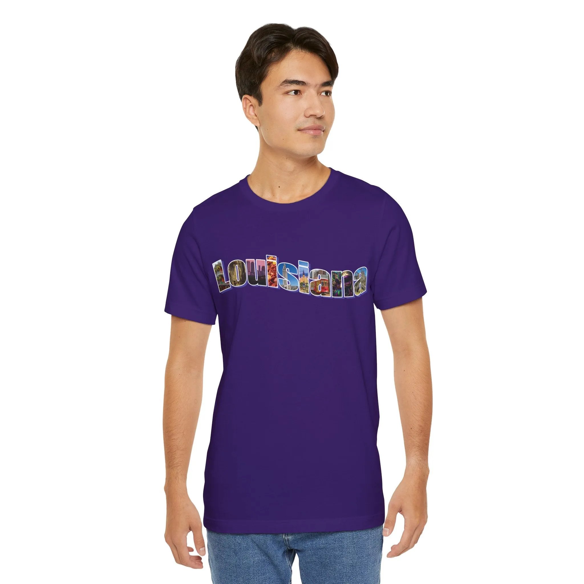 Louisiana State Collage Unisex Jersey Short Sleeve Tee