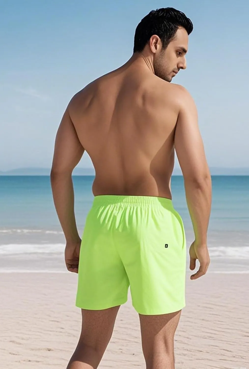 Men's Swim Trunks 5 Inch Quick Dry Board Shorts Mesh Lining Swimming Trunks Beach Shorts for Men Bathing Suits