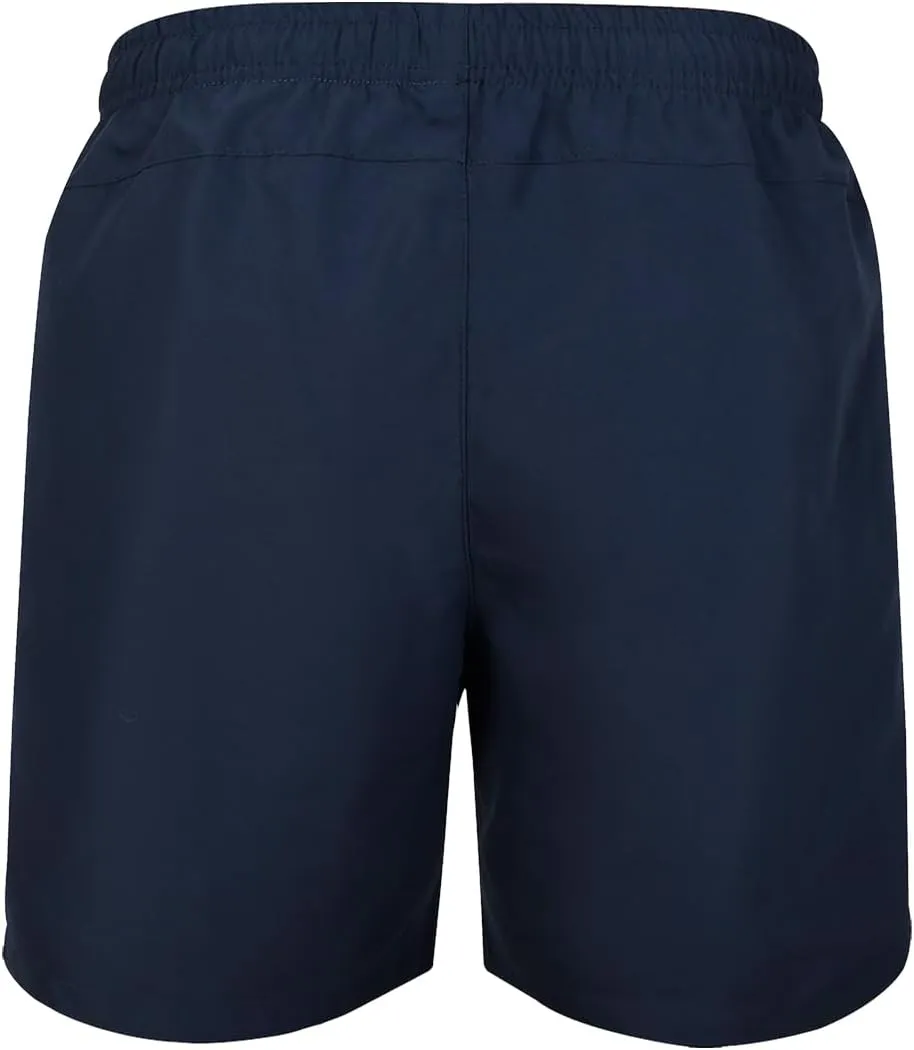 Men's Swim Trunks with Zipper Pockets and Mesh Lining,Beach Shorts with Drawstring Quick Dry Swim Shorts, Solid Beach Shorts