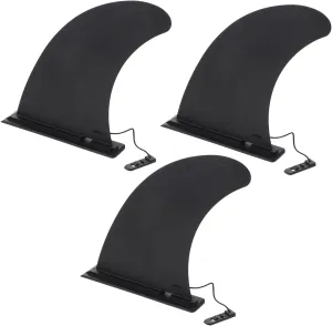 Mikinona 3Pcs Fin Surfboard Paddle Surfing Accessory Compatible with Inflatable Stand Up Paddle Boards Easy Installation and Enhanced Performance