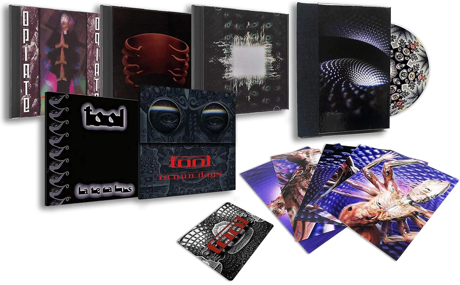 Tool Complete Discography 6 CD Collection with Fear Inoculum Expanded Book Edition and Bonus Glossy Art Card